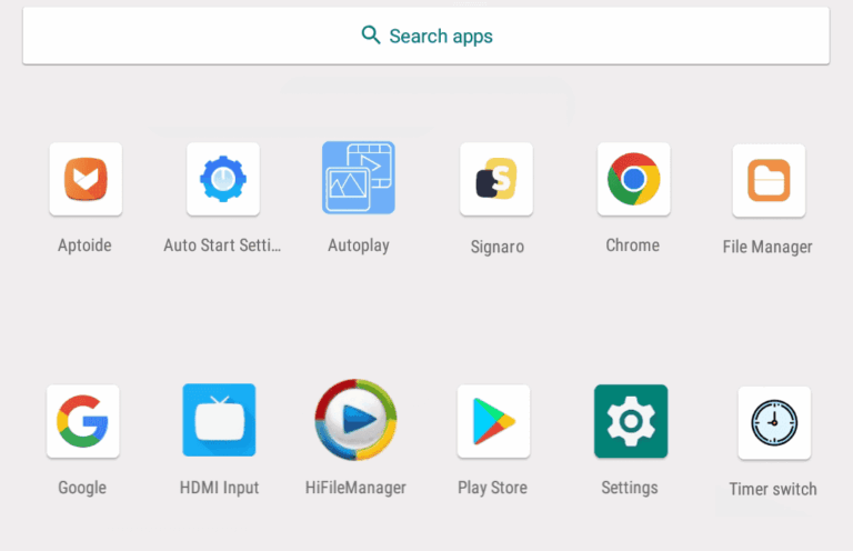 Einstellungen - Timer switch App 2 Andorid Launcher e1771429333426