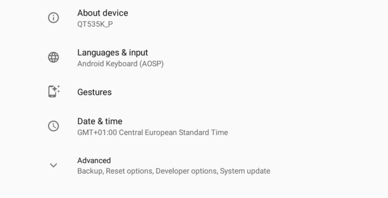 Systemeinstellungen - Android 10 Andorid Systemeinstellungen System e1771428362430